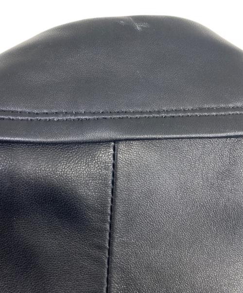 VALMAN（バルマン）VALMAN (バルマン) ラムレザーコート ブラック サイズ:9号の古着・服飾アイテム