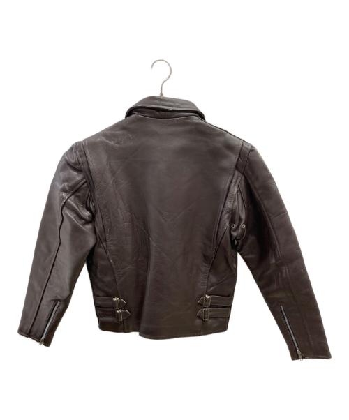 AMERICAN NOSTALGIA（アメリカンノスタルジア）AMERICAN NOSTALGIA (アメリカンノスタルジア) レザージャケット ブラウン サイズ:Mの古着・服飾アイテム