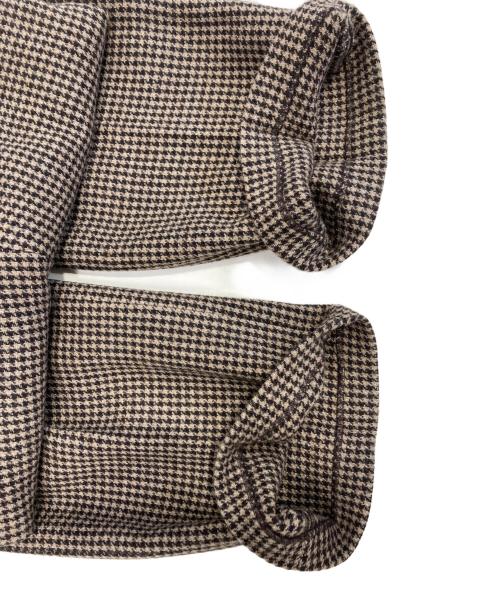 JILL STUART（ジルスチュアート）JILL STUART (ジルスチュアート) クラシックチェックパンツ ブラウン サイズ:2の古着・服飾アイテム