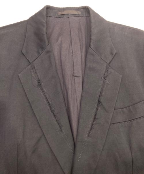 Y's（ワイズ）Y's (ワイズ) デザインラペルジャケット ブラック サイズ:1の古着・服飾アイテム