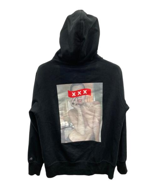 GOD SELECTION XXX（ゴッドセレクショントリプルエックス）GOD SELECTION XXX (ゴッドセレクショントリプルエックス) ジップパーカー ブラック サイズ:Mの古着・服飾アイテム