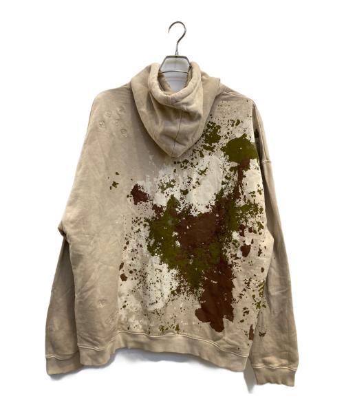 DSQUARED2（ディースクエアード）DSQUARED2 (ディースクエアード) MUD2 HERCA Hoodie ベージュ サイズ:XLの古着・服飾アイテム