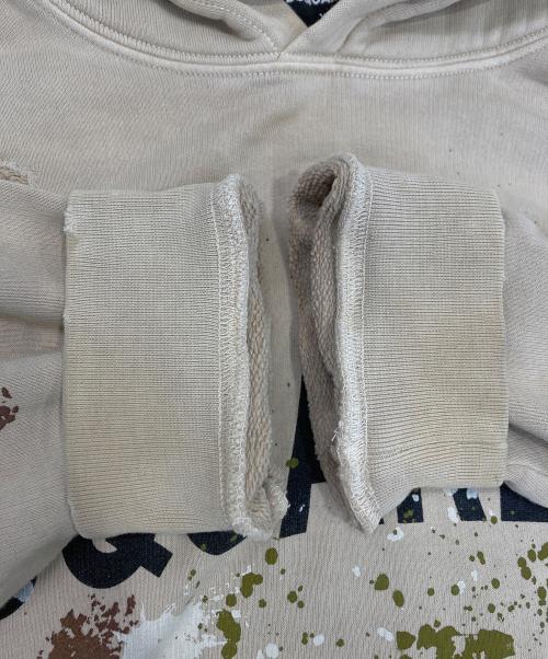 DSQUARED2（ディースクエアード）DSQUARED2 (ディースクエアード) MUD2 HERCA Hoodie ベージュ サイズ:XLの古着・服飾アイテム