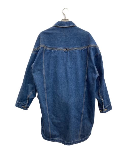 FACETASM（ファセッタズム）FACETASM (ファセッタズム) HIGH-LOW ZIP DENIM JACKET インディゴ サイズ:3の古着・服飾アイテム