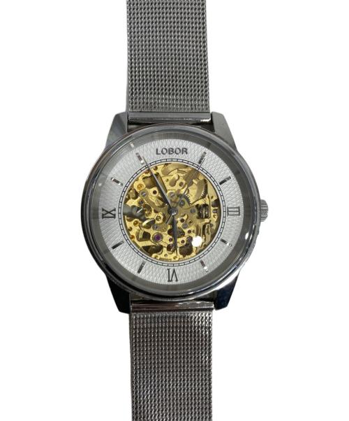 LOBOR（ロバー）lobor (ロバー) 腕時計 ホワイト×ゴールドの古着・服飾アイテム