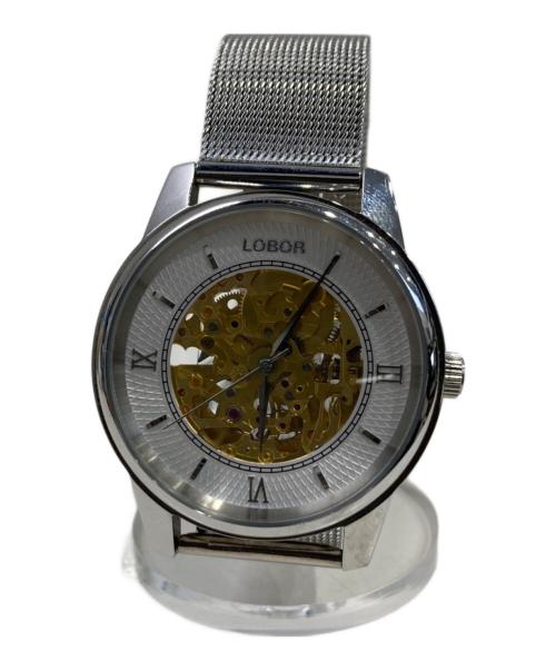 LOBOR（ロバー）lobor (ロバー) 腕時計 ホワイト×ゴールドの古着・服飾アイテム