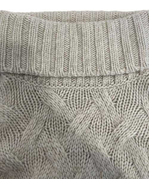 LORO PIANA（ロロピアーナ）LORO PIANA (ロロピアーナ) カシミヤタートルネックニット アイボリー サイズ:42の古着・服飾アイテム