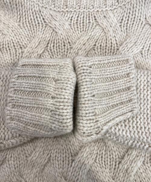 LORO PIANA（ロロピアーナ）LORO PIANA (ロロピアーナ) カシミヤタートルネックニット アイボリー サイズ:42の古着・服飾アイテム