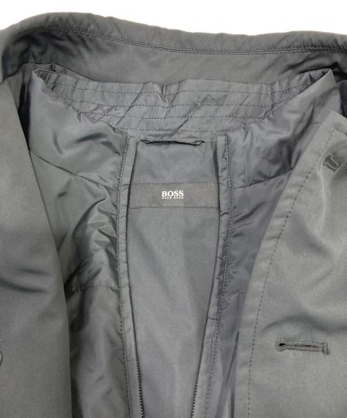 BOSS HUGO BOSS（ボス ヒューゴボス）BOSS HUGO BOSS (ボス ヒューゴボス) ライナー付コート ブラック サイズ:58の古着・服飾アイテム