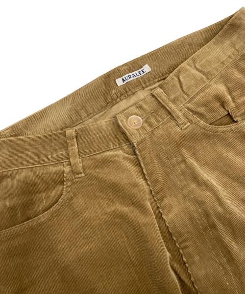 AURALEE（オーラリー）AURALEE (オーラリー) コーデュロイパンツ ブラウン サイズ:3の古着・服飾アイテム