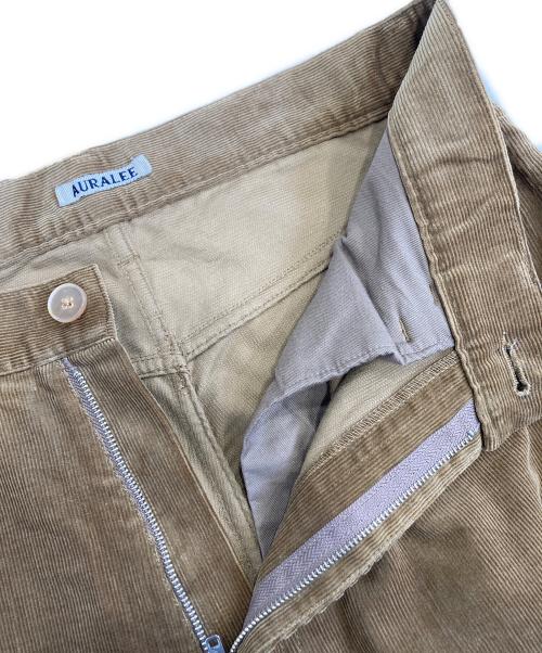 AURALEE（オーラリー）AURALEE (オーラリー) コーデュロイパンツ ブラウン サイズ:3の古着・服飾アイテム