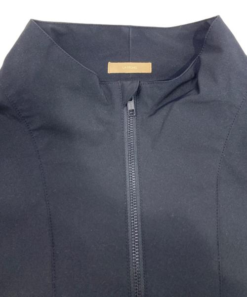 LAMOND（ラモンド）LAMOND (ラモンド) STAND NECK WIDE BLOUSON ブラック サイズ:2の古着・服飾アイテム