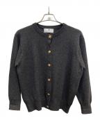 BALLANTYNEバランタイン）の古着「金釦カシミヤカーディガン」｜グレー