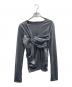 MAISON SPECIAL（メゾンスペシャル）の古着「Shirring Twist Top」｜グレー