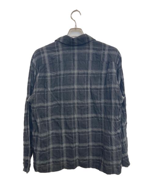 KAPTAIN SUNSHINE（キャプテンサンシャイン）KAPTAIN SUNSHINE (キャプテンサンシャイン) Open Collar Shirt Jacket ブラック サイズ:36の古着・服飾アイテム