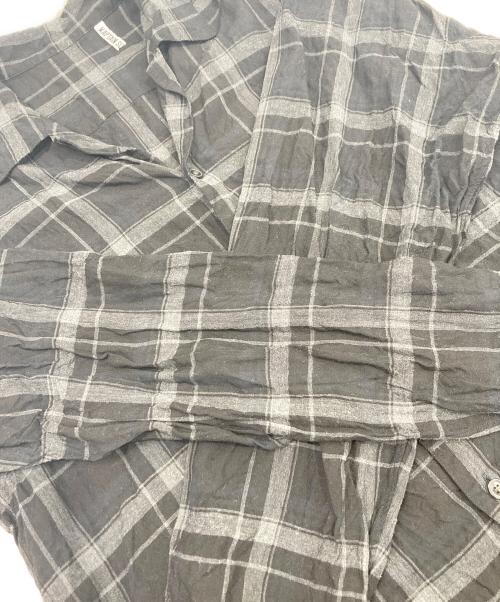 KAPTAIN SUNSHINE（キャプテンサンシャイン）KAPTAIN SUNSHINE (キャプテンサンシャイン) Open Collar Shirt Jacket ブラック サイズ:36の古着・服飾アイテム