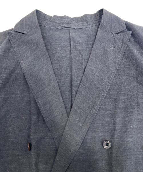 COMOLI（コモリ）COMOLI (コモリ) TYPEWRITER W BREASTED JACKET グレー サイズ:1の古着・服飾アイテム