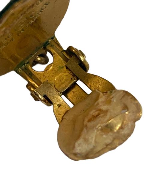 CHANEL（シャネル）CHANEL (シャネル) イヤリング パープル×ゴールドの古着・服飾アイテム