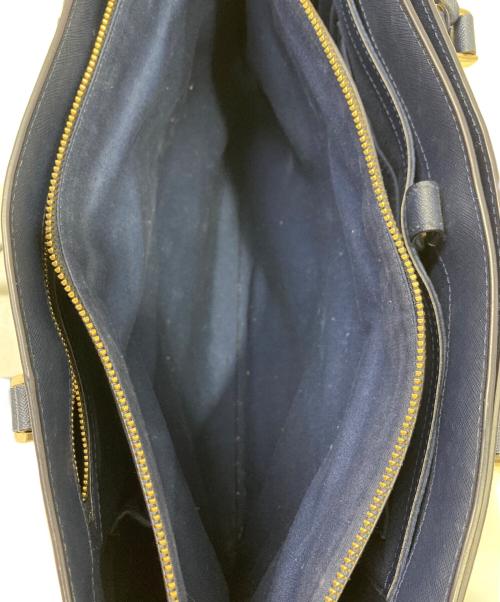 TORY BURCH（トリーバーチ）TORY BURCH (トリーバーチ) Robinson Tote ネイビーの古着・服飾アイテム