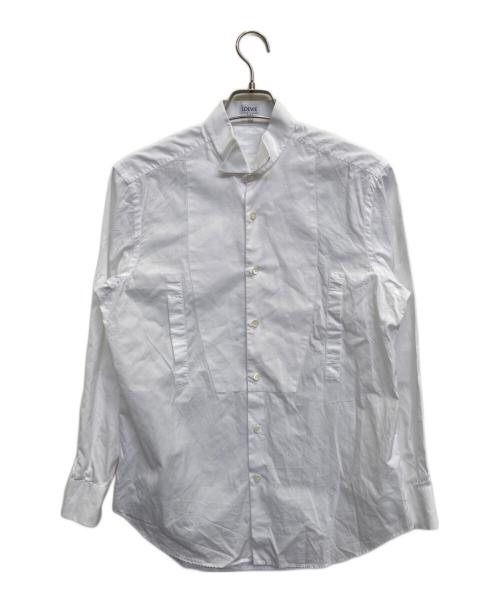 LOEWE（ロエベ）LOEWE (ロエベ) ウイングカラーシャツ ホワイト サイズ:Sの古着・服飾アイテム