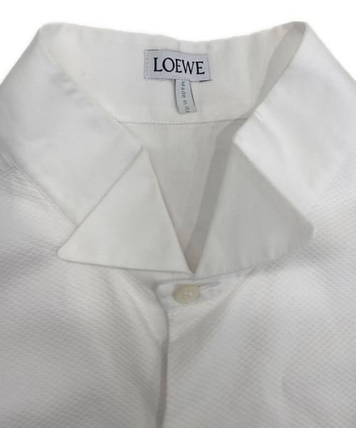 LOEWE（ロエベ）LOEWE (ロエベ) ウイングカラーシャツ ホワイト サイズ:Sの古着・服飾アイテム