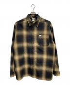 CalTopキャルトップ）の古着「チェックシャツ」｜ベージュ