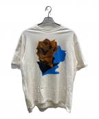 UNDERCOVERアンダーカバー）の古着「脇ZIPTEE ROSE COLLAGE」｜ホワイト