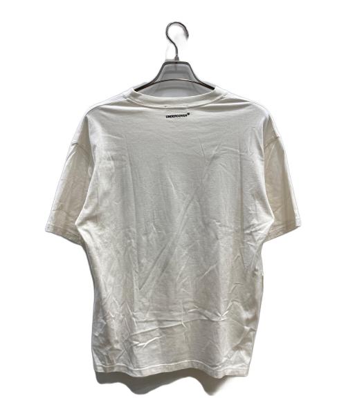 UNDERCOVER（アンダーカバー）UNDERCOVER (アンダーカバー) 脇ZIPTEE ROSE COLLAGE ホワイト サイズ:3の古着・服飾アイテム