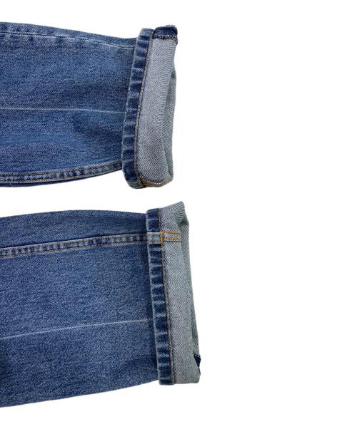 JOHN LAWRENCE SULLIVAN（ジョン ローレンス サリバン）JOHN LAWRENCE SULLIVAN (ジョン ローレンス サリバン) Washed denim center line pants インディゴ サイズ:44の古着・服飾アイテム