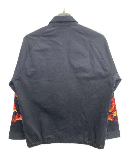 Misericordia（ミゼリコルディア）Misericordia (ミゼリコルディア) 刺繍ドリズラージャケット ブラック サイズ:Lの古着・服飾アイテム