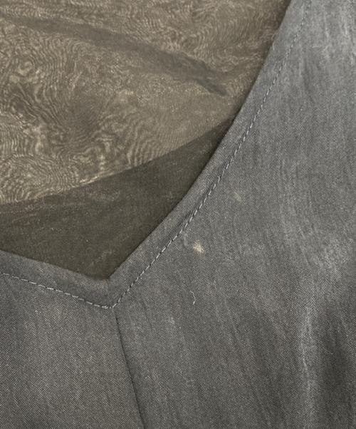 RBS（アールビーエス）RBS (アールビーエス) シアー レイヤード ワンピース ブラックの古着・服飾アイテム