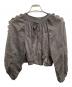 porter des boutons（ポルテデブトン）の古着「リネンボレロ」｜グレー
