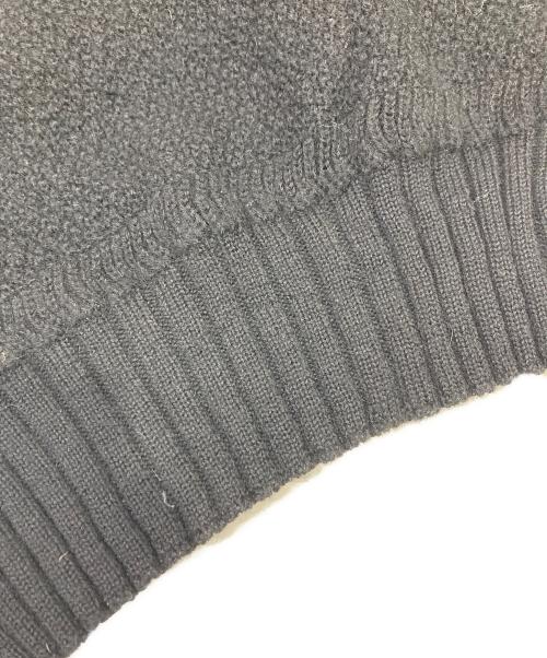 porter des boutons（ポルテデブトン）porter des boutons (ポルテデブトン) ニットベスト ブラック サイズ:表記無しの古着・服飾アイテム