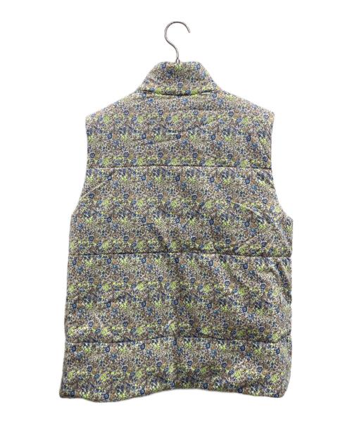 porter des boutons（ポルテデブトン）porter des boutons (ポルテデブトン) リバーシブル中綿ベスト ブラウン サイズ:-の古着・服飾アイテム