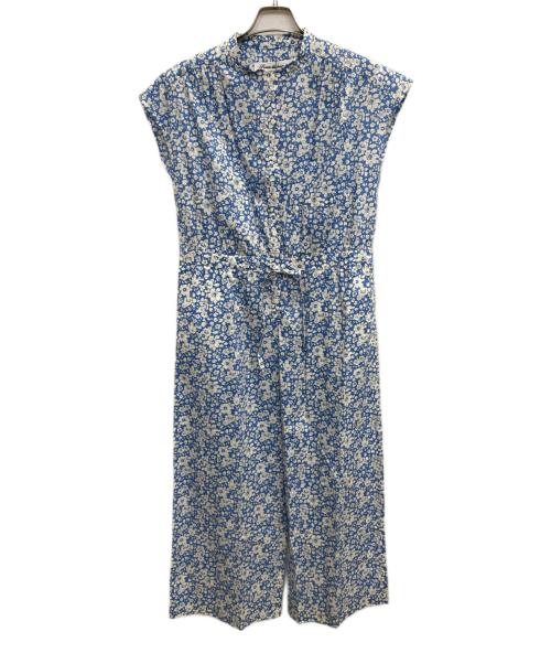 porter des boutons（ポルテデブトン）porter des boutons (ポルテデブトン) ノースリーブオールインワン ブルー サイズ:無し 未使用品の古着・服飾アイテム