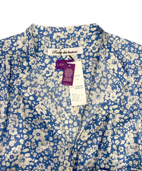 porter des boutons（ポルテデブトン）porter des boutons (ポルテデブトン) ノースリーブオールインワン ブルー サイズ:無し 未使用品の古着・服飾アイテム