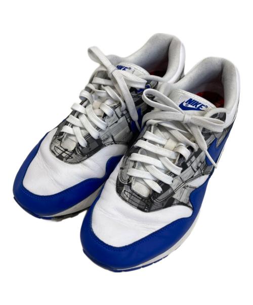 NIKE（ナイキ）NIKE (ナイキ) AIR MAX 1 PRNT ブルー サイズ:27cmの古着・服飾アイテム