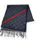 GUCCI（グッチ）の古着「GG柄 マフラー」｜グレー