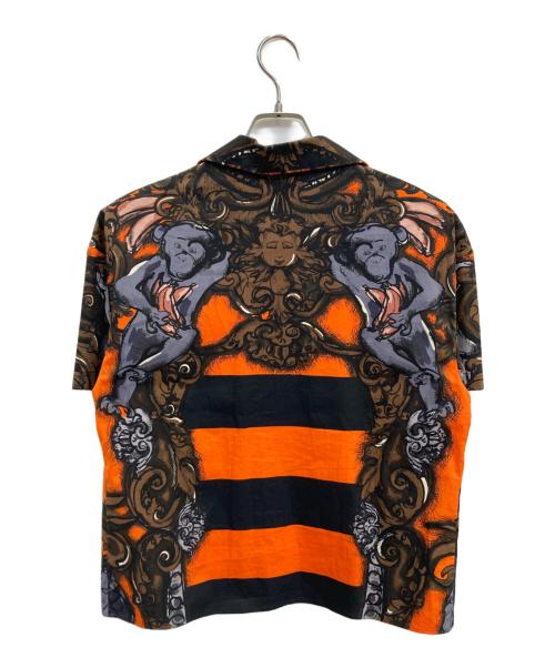 PRADA（プラダ）PRADA (プラダ) 半袖シャツ オレンジ サイズ:40Sの古着・服飾アイテム