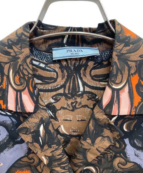 PRADA（プラダ）PRADA (プラダ) 半袖シャツ オレンジ サイズ:40Sの古着・服飾アイテム