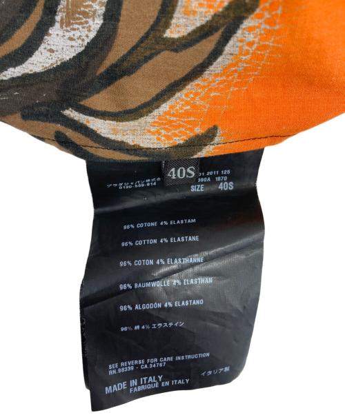 PRADA（プラダ）PRADA (プラダ) 半袖シャツ オレンジ サイズ:40Sの古着・服飾アイテム