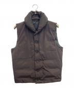 PAUL SMITHポールスミス）の古着「ダウンベスト」｜ブラウン