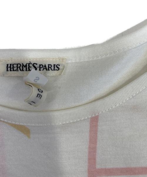 HERMES（エルメス）HERMES (エルメス) Tシャツ ホワイト サイズ:Sの古着・服飾アイテム