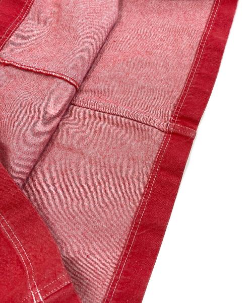 PINK HOUSE（ピンクハウス）PINK HOUSE (ピンクハウス) デニムサロペット レッド サイズ:-の古着・服飾アイテム