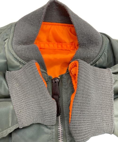 ALPHA（アルファ）ALPHA (アルファ) フライトジャケット オリーブ サイズ:Mの古着・服飾アイテム