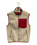 Patagoniaパタゴニア）の古着「CLASSIC RETRO-X VEST」｜アイボリー×レッド