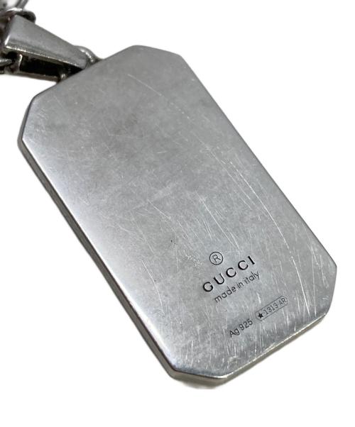 GUCCI（グッチ）GUCCI (グッチ) ビー エングレービングペンダント シルバーの古着・服飾アイテム