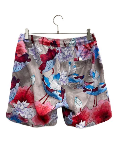 Saturdays NYC（サタデーズ ニューヨーク）Saturdays NYC (サタデーズ ニューヨーク) Timothy Vivid Lotus Swim Short ベージュ×レッド サイズ:Mの古着・服飾アイテム