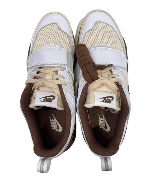 NIKE（ナイキ）NIKE (ナイキ) TRAVIS SCOTT (トラヴィス・スコット) スニーカー ホワイト×ブラウン サイズ:27.5㎝の古着・服飾アイテム