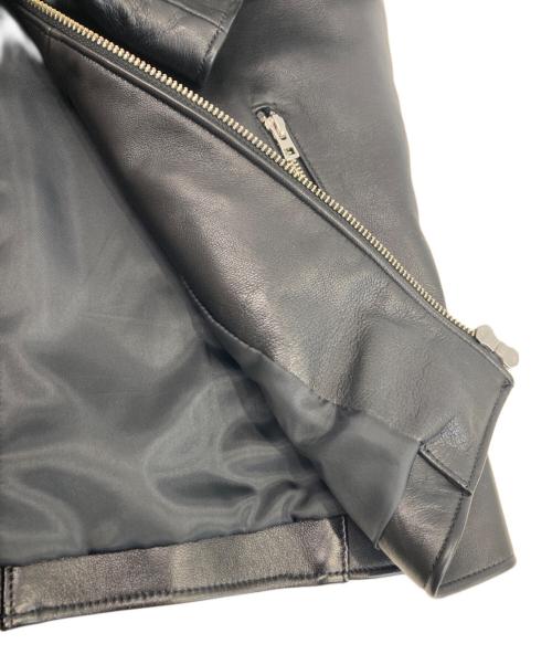 LIDnM（リドム）LIDnM (リドム) ラムレザージャケット ブラック サイズ:Sの古着・服飾アイテム